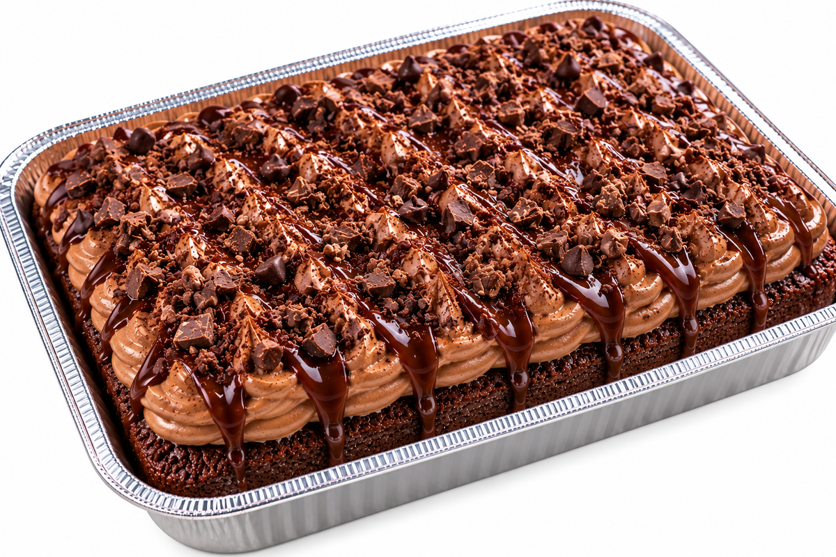 Double Chocolate Sheet Cake